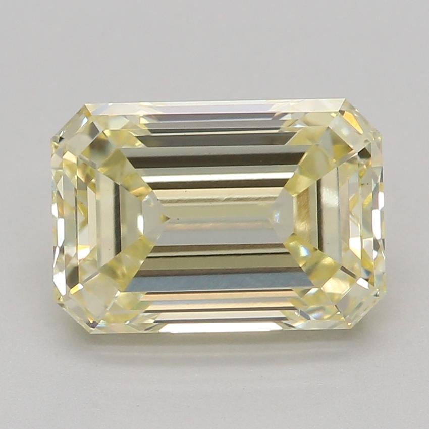 2.03 Ct. Fancy Light Yellow Emerald Lab Grown Diamond