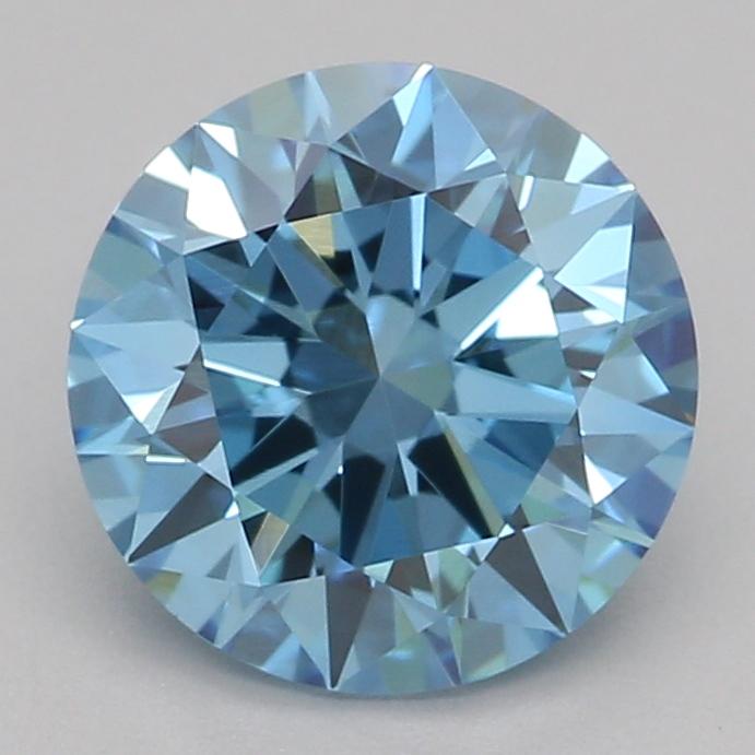 1.04 Ct. Fancy Vivid Blue Round Lab Grown Diamond