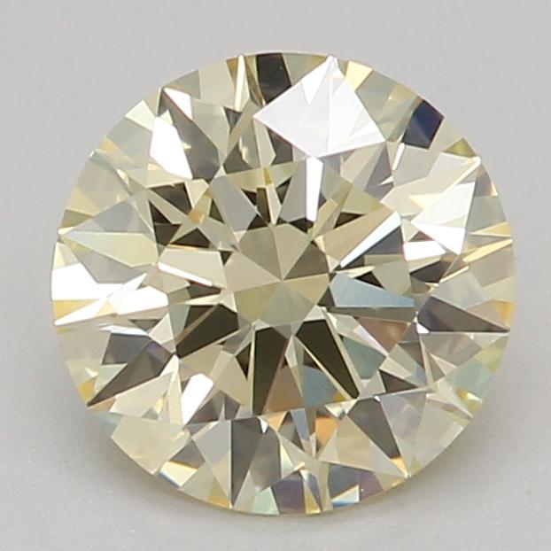 0.75 Ct. Fancy Light Yellow Round Lab Grown Diamond