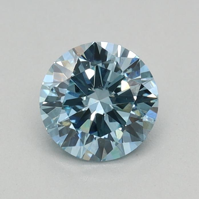 0.32 Ct. Fancy Intense Blue Round Lab Grown Diamond