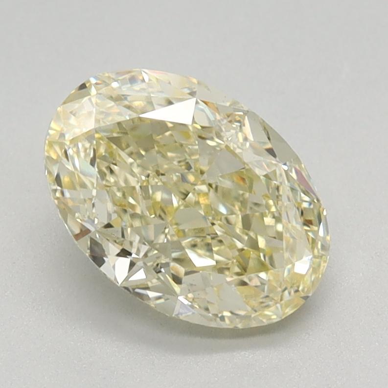1.17 Ct. Fancy Yellow Oval Lab Grown Diamond