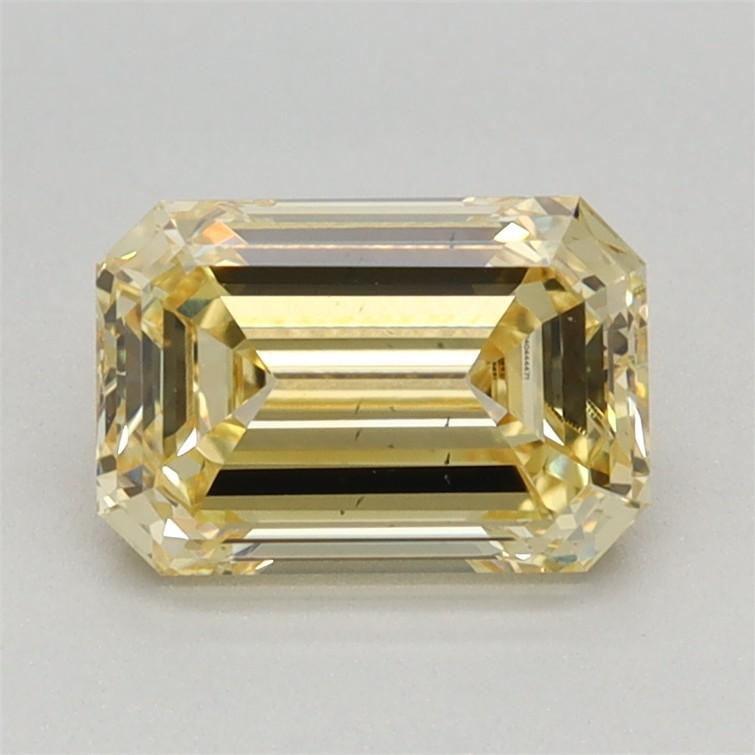 1.00 Ct. Fancy Intense Yellow Emerald Lab Grown Diamond