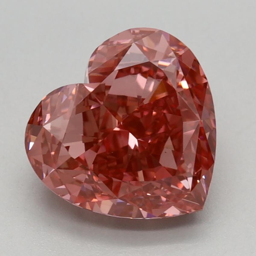 2.15 Ct. Fancy Vivid Pink Heart Lab Grown Diamond