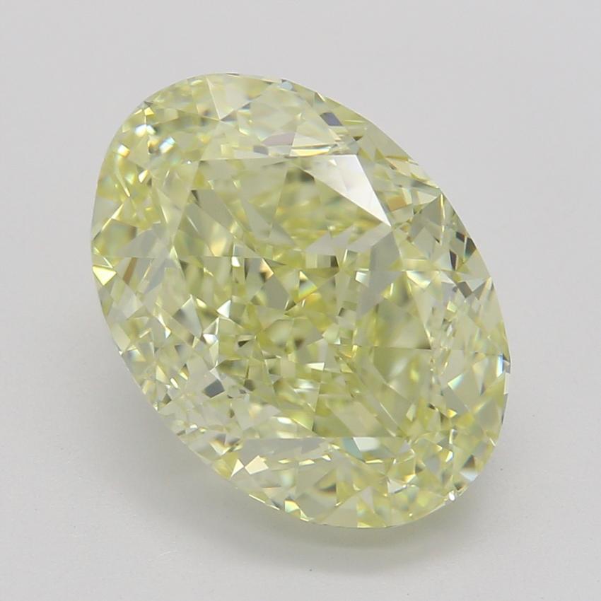 3.02 Ct. Fancy Yellow Oval Diamond