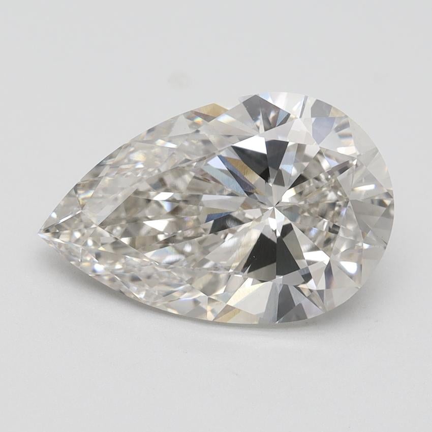 4.01 Ct. Fancy Vivid Pacific Green Pear Lab Grown Diamond