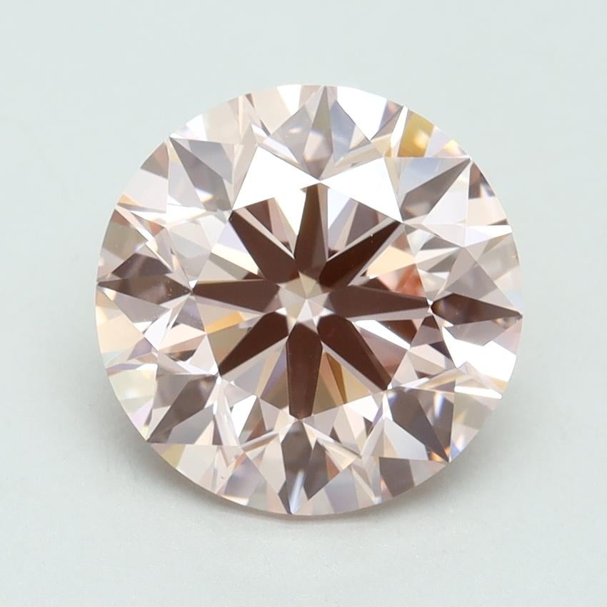 3.82 Ct. Fancy Intense Pink Round Lab Grown Diamond