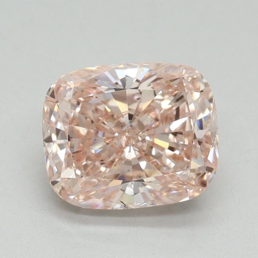 2.00 Ct. Fancy Intense Pink Cushion Lab Grown Diamond