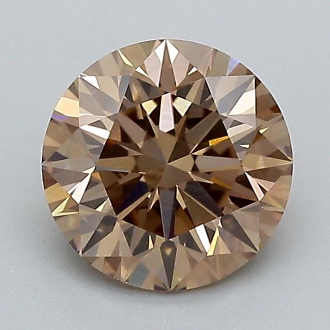 1.45 Ct. Fancy Light  Brown Round Lab Grown Diamond