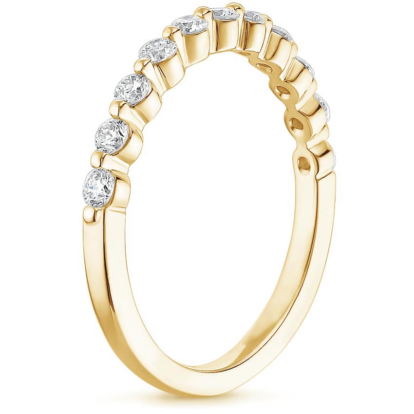 18K Yellow Gold Marseille Diamond Ring (1/3 ct. tw.), large side view