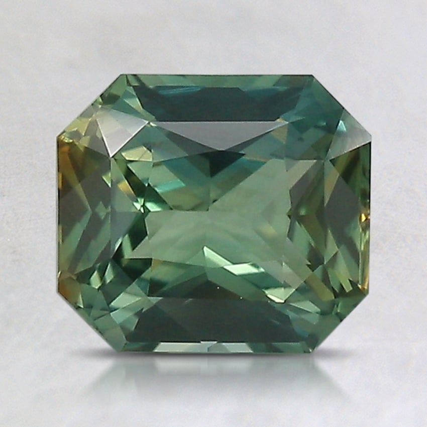7.5x6.7mm Parti-Color Emerald Sapphire