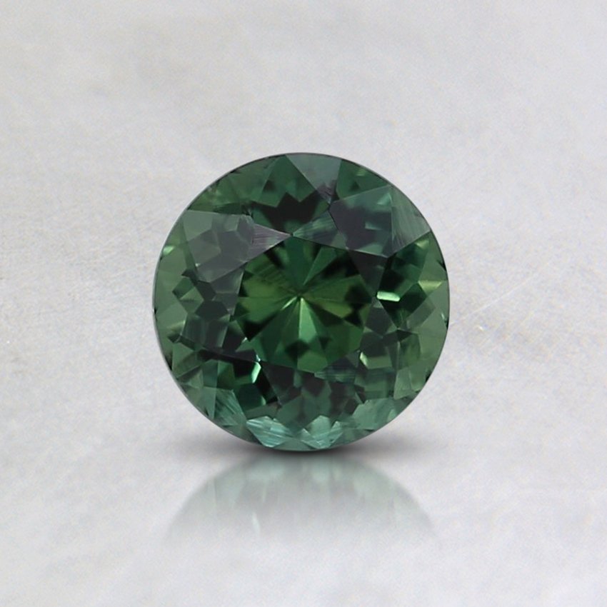 5.1mm Unheated Teal Round Sapphire