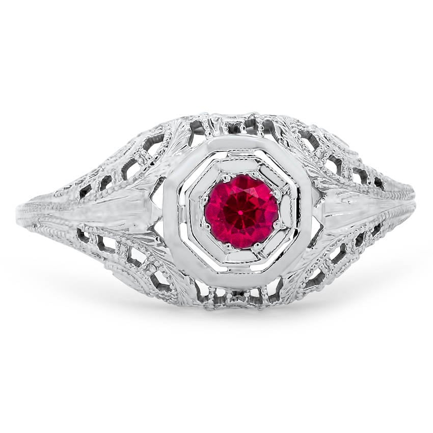 Edwardian Ruby Vintage Ring