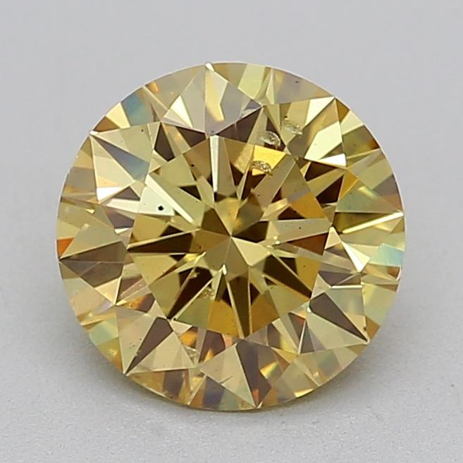 1.50 Ct. Fancy Vivid Yellow Round Lab Grown Diamond