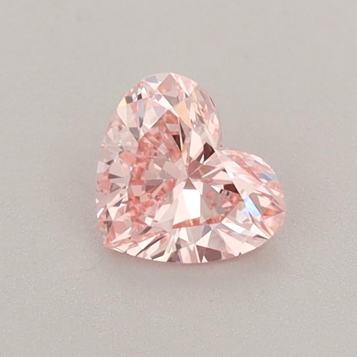 0.47 Ct. Fancy Intense  Pink Heart Lab Grown Diamond