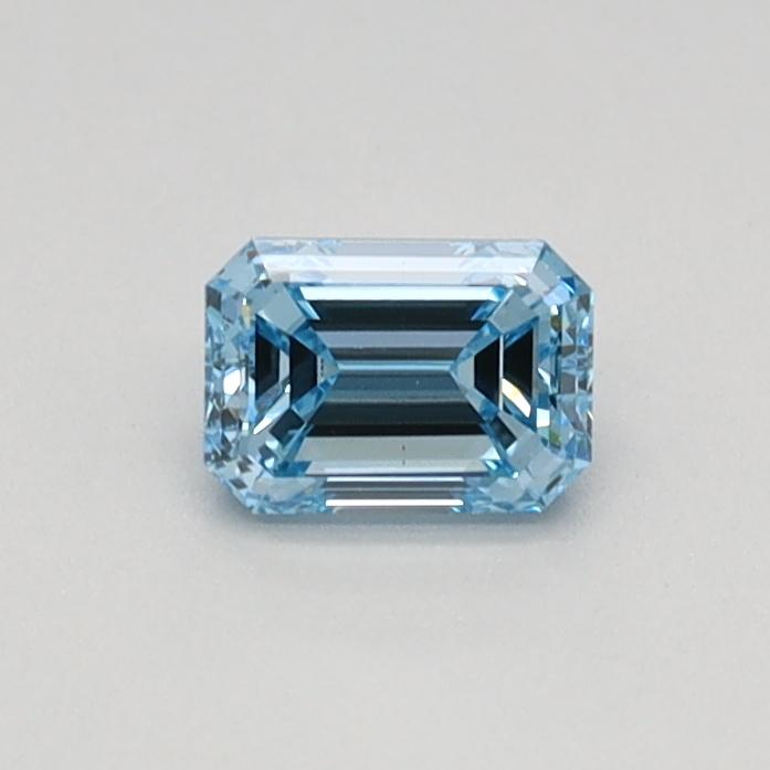 0.32 Ct. Fancy Intense Blue Emerald Lab Grown Diamond