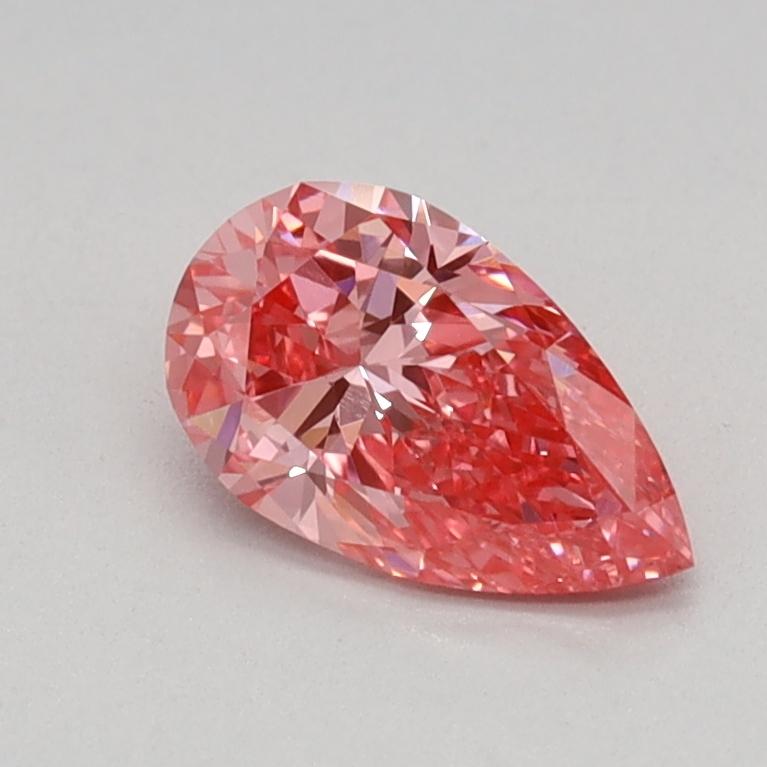 0.48 Ct. Fancy Vivid Pink Pear Lab Grown Diamond