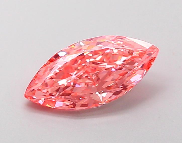 1.41 Ct. Fancy Vivid Pink Marquise Lab Grown Diamond