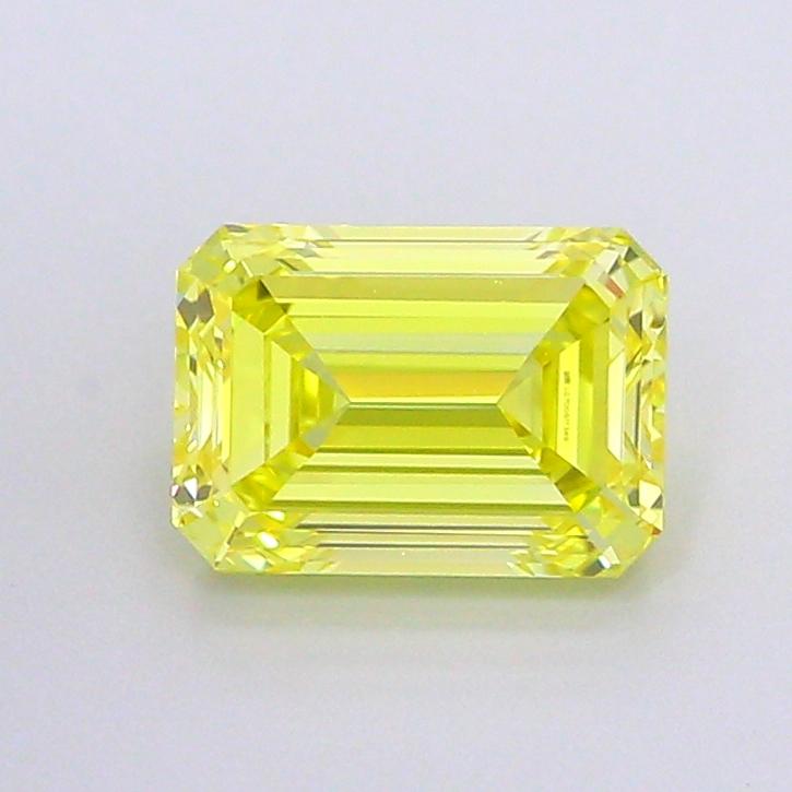 1.56 Ct. Fancy Intense Yellow Emerald Lab Grown Diamond