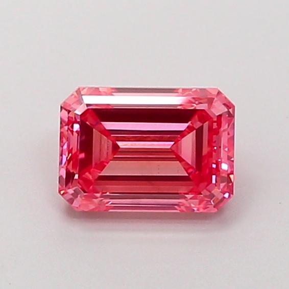 1.19 Ct. Fancy Vivid  Pink Emerald Lab Grown Diamond