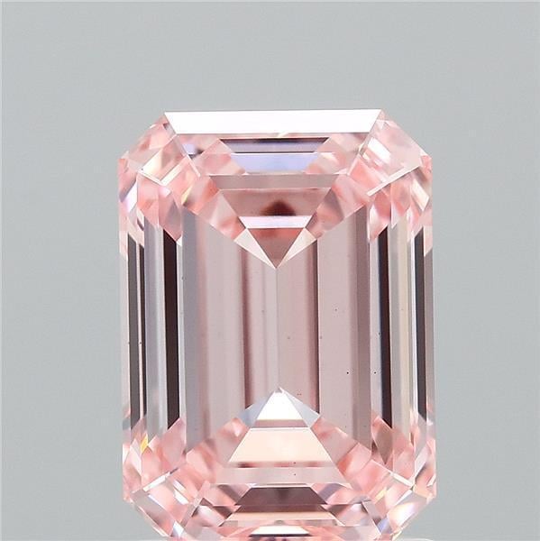 2.02 Ct. Fancy Intense Pink Emerald Lab Grown Diamond
