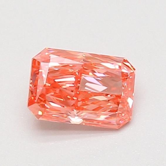 0.71 Ct. Fancy Vivid Pink Radiant Lab Grown Diamond