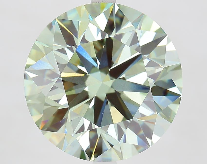 11.01 Ct. Fancy Intense Green Round Lab Grown Diamond