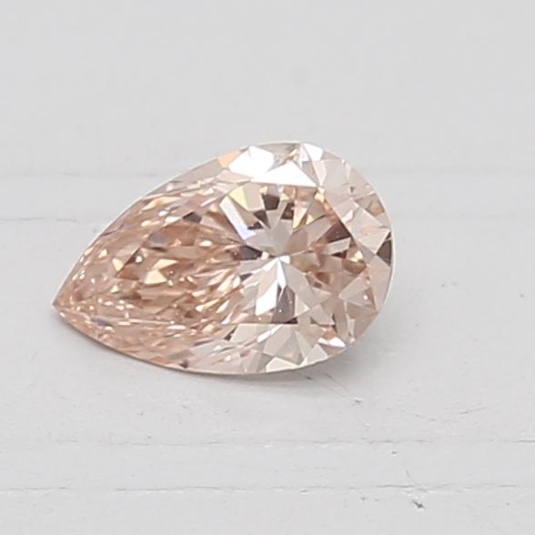 0.37 Ct. Fancy Intense Brownish Pink Pear Lab Grown Diamond