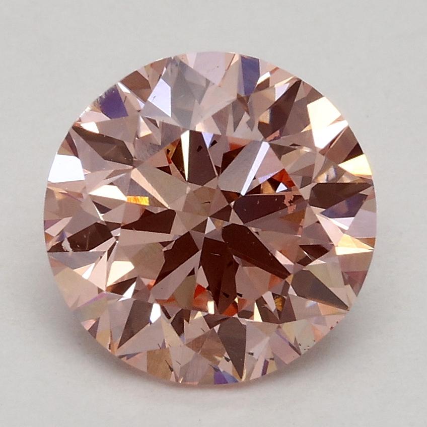 2.00 Ct. Fancy Intense Pink Round Lab Grown Diamond