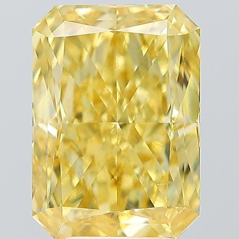 5.02 Ct. Fancy Intense Yellow Radiant Lab Grown Diamond