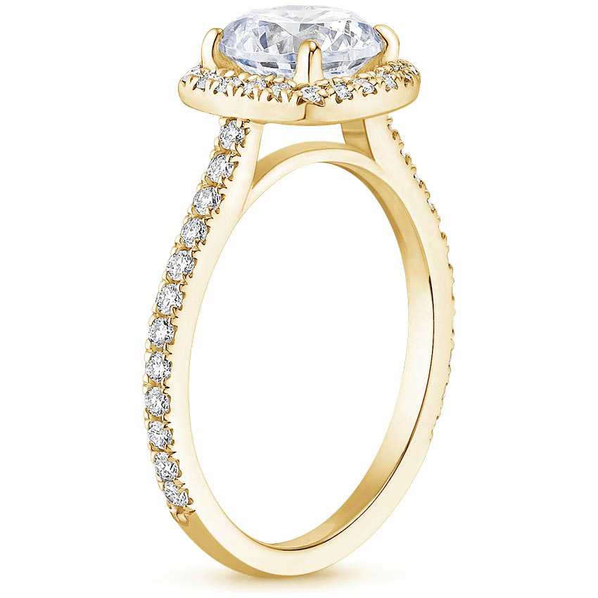 18K Yellow Gold Luxe Odessa Diamond Ring (1/3 ct. tw.), large side view