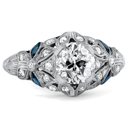 Art Nouveau Diamond Vintage Ring