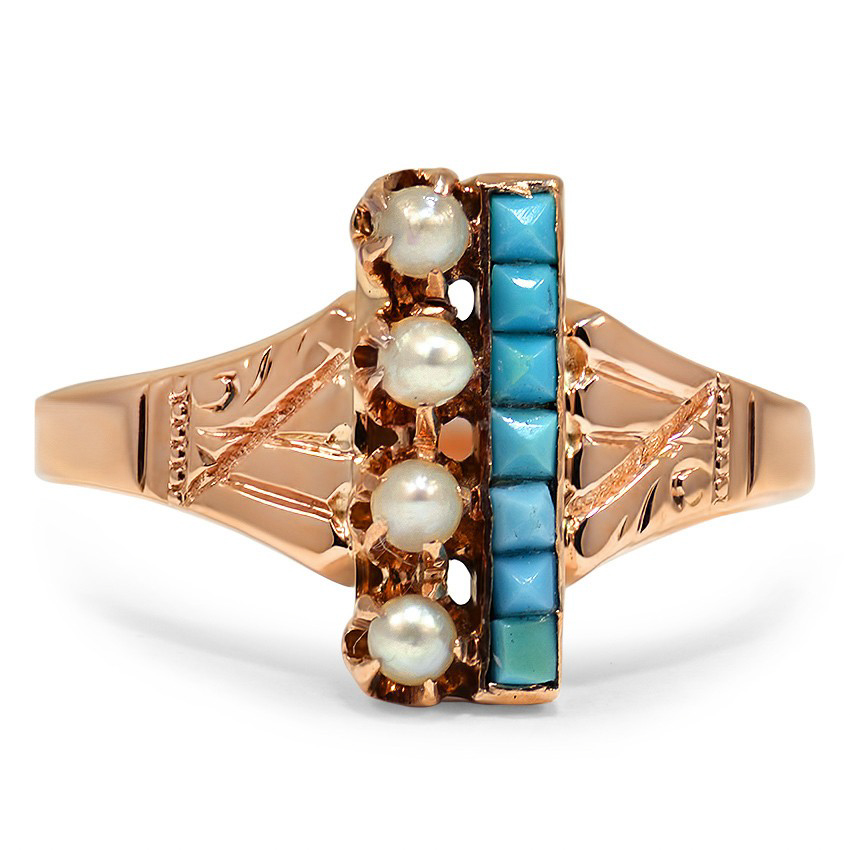 Victorian Pearl Vintage Ring