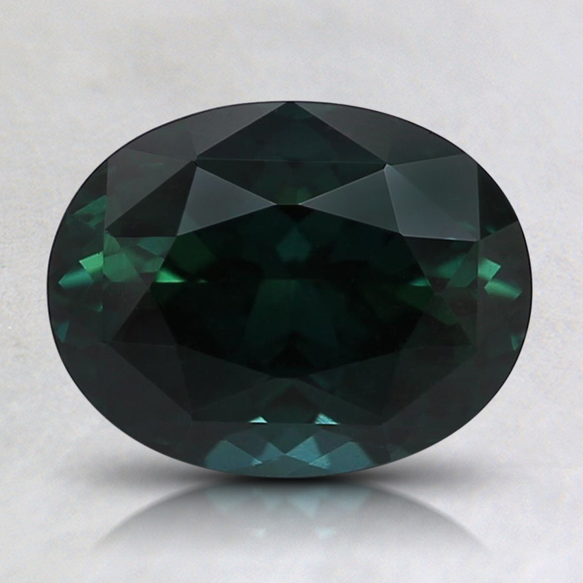 8.4x6.5mm Teal Oval Sapphire