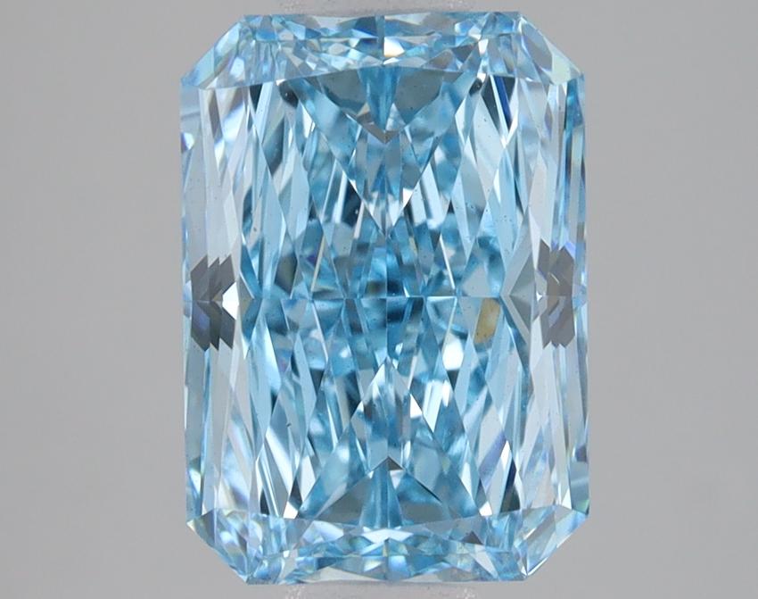 3.00 Ct. Fancy Vivid Blue Radiant Lab Grown Diamond