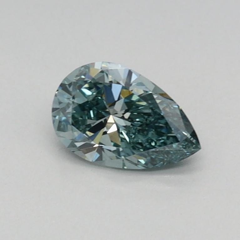 0.34 Ct. Fancy Vivid Green Pear Lab Grown Diamond
