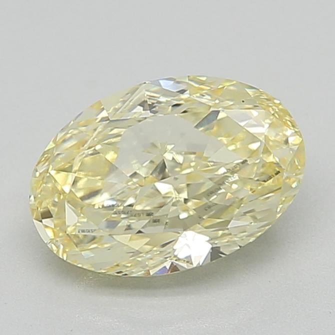 1.53 Ct. Fancy  Yellow Oval Lab Grown Diamond
