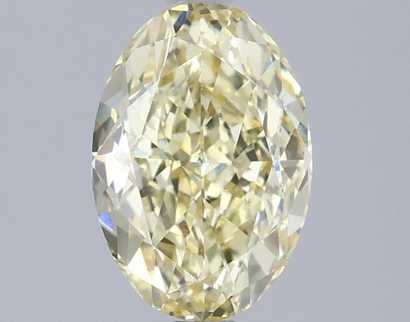 2.07 Ct. Fancy Intense Yellow Oval Lab Grown Diamond