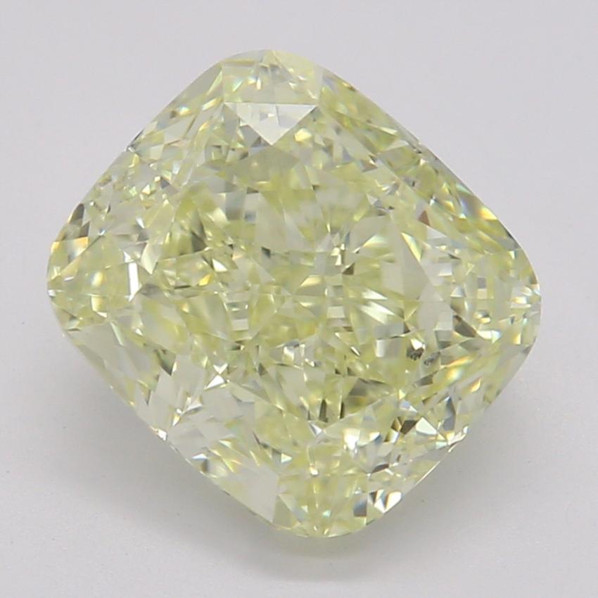 1.62 Ct. Fancy Light Yellow Cushion Diamond