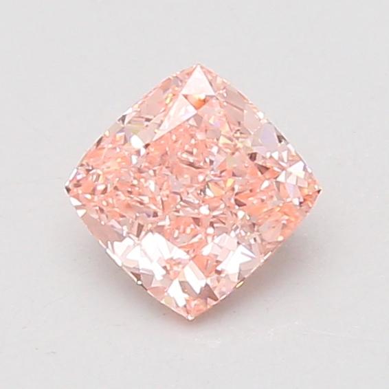 0.81 Ct. Fancy Vivid Pink Cushion Lab Grown Diamond