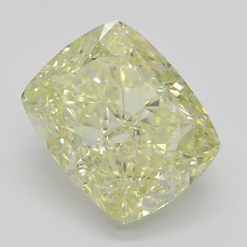 2.10 Ct. Fancy Light Yellow Cushion Diamond