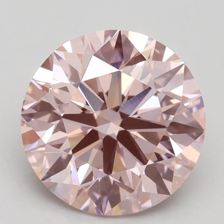 2.22 Ct. Fancy Intense Pink Round Lab Grown Diamond