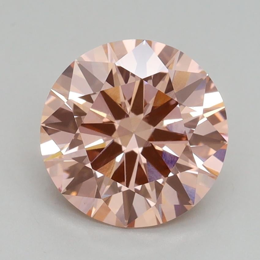 2.19 Ct. Fancy Intense Pink Round Lab Grown Diamond