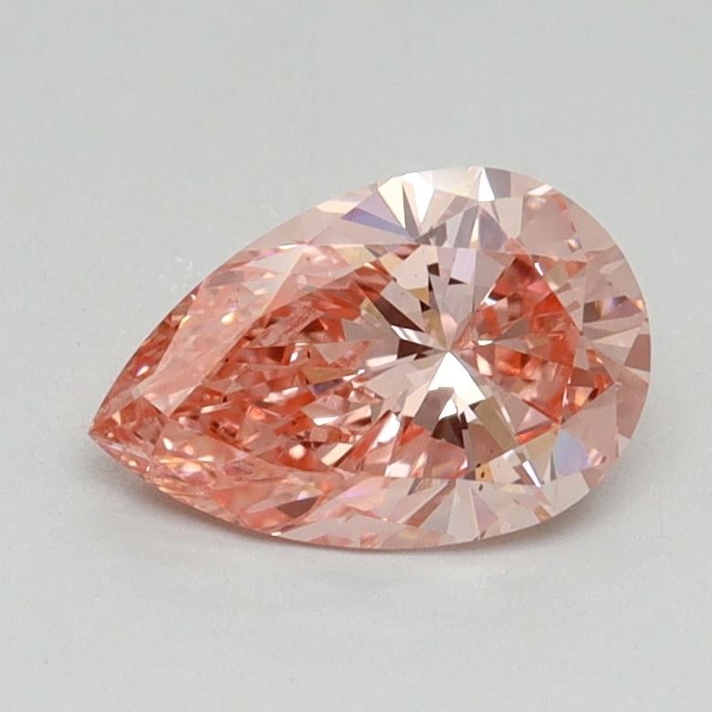 0.94 Ct. Fancy Vivid Pink Pear Lab Grown Diamond