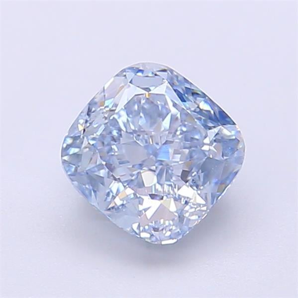 1.21 Ct. Fancy Intense Blue Cushion Lab Grown Diamond