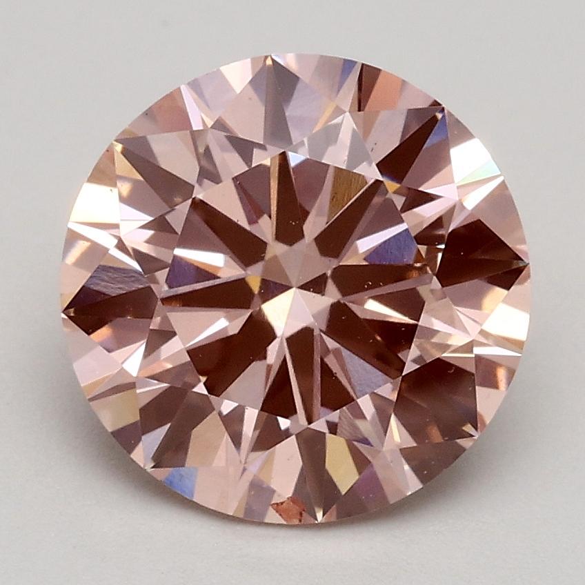 1.96 Ct. Fancy Light Pink Round Lab Grown Diamond