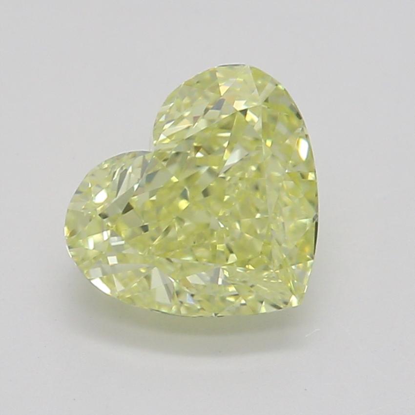 0.80 Ct. Fancy Intense Yellow Heart Diamond