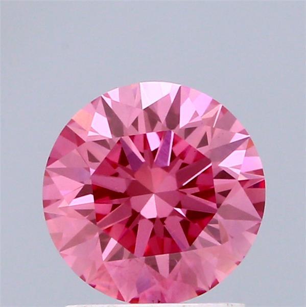 1.53 Ct. Fancy Vivid Pink Round Lab Grown Diamond