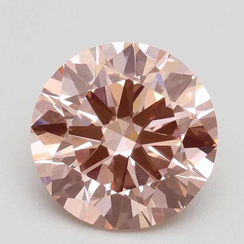 2.40 Ct. Fancy Pink Round Lab Grown Diamond