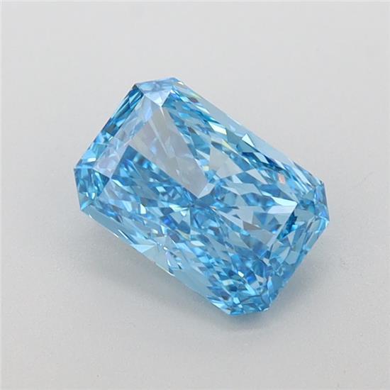 1.02 Ct. Fancy Vivid Blue Radiant Lab Grown Diamond