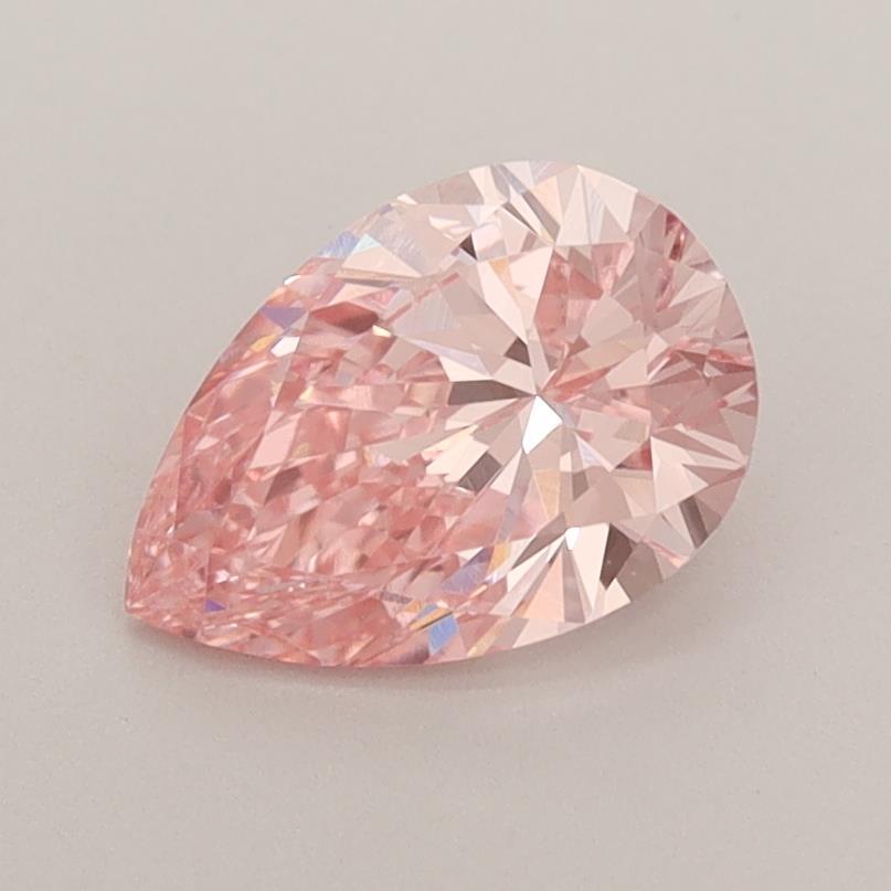 0.96 Ct. Fancy Vivid Pink Pear Lab Grown Diamond
